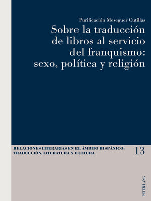 cover image of Sobre la traducción de libros al servicio del franquismo